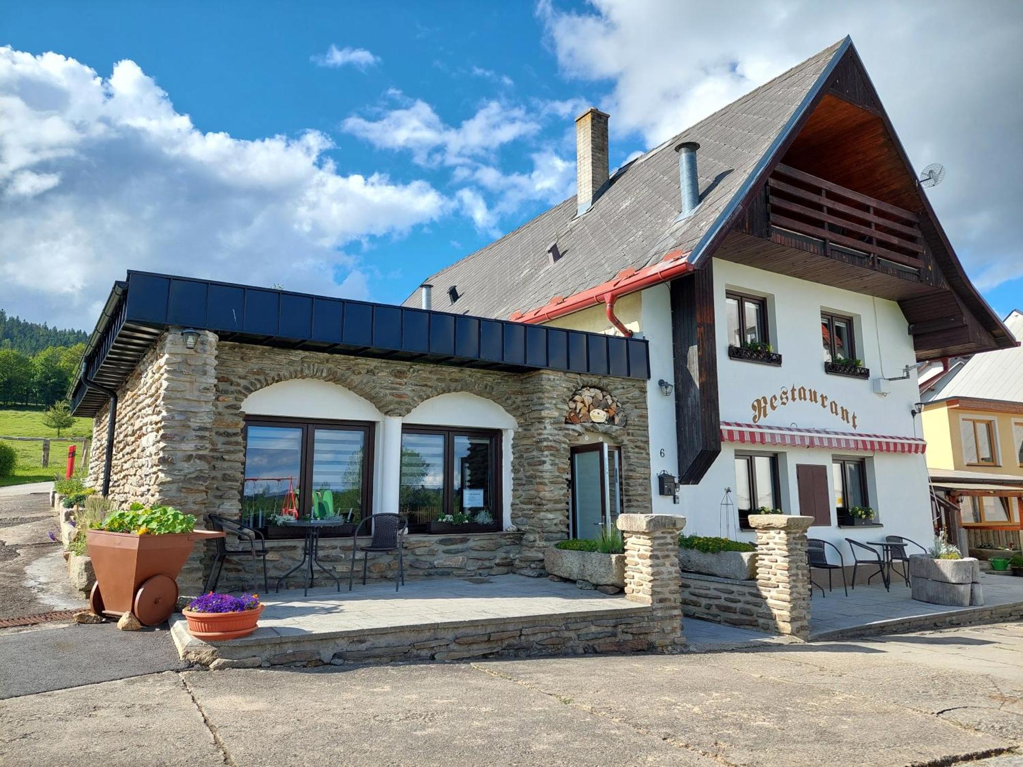 Penzion Slupecna Lipno nad Vltavou Exterior foto