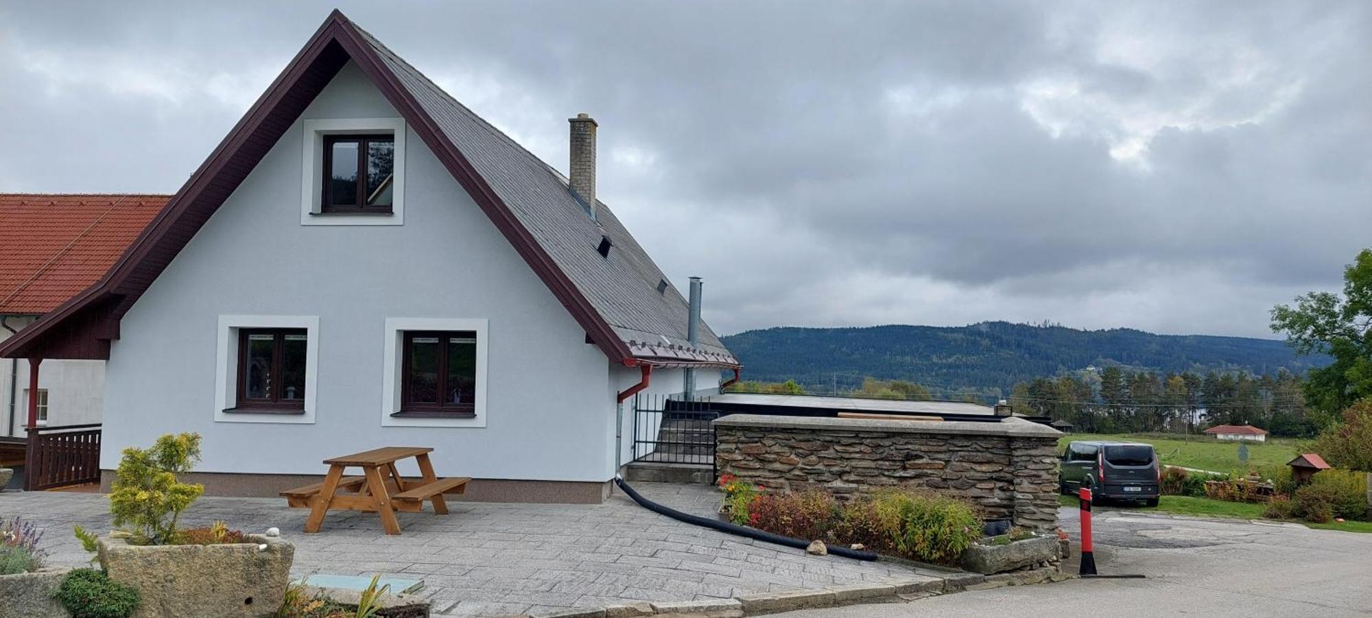 Penzion Slupecna Lipno nad Vltavou Exterior foto